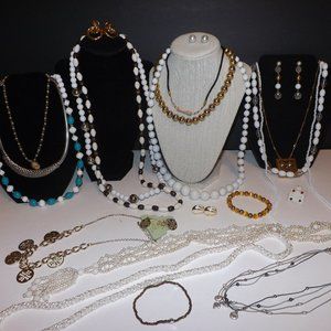 Vintage Bundle Lot-Necklace-Jewelry Bead Fashion